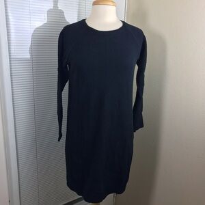 J Jill tunic dress/top black side pockets XS